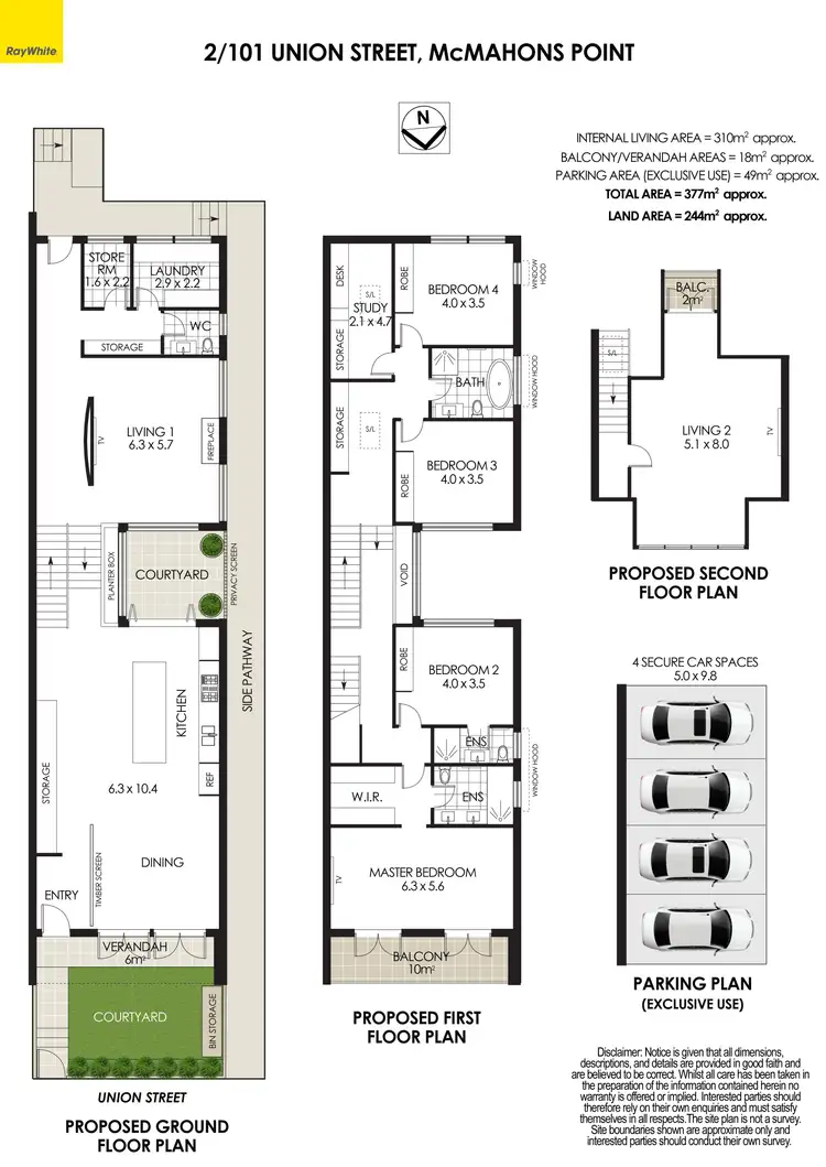 Floorplan of Homely house listing, 101 Union Street, Mcmahons Point NSW 2060
