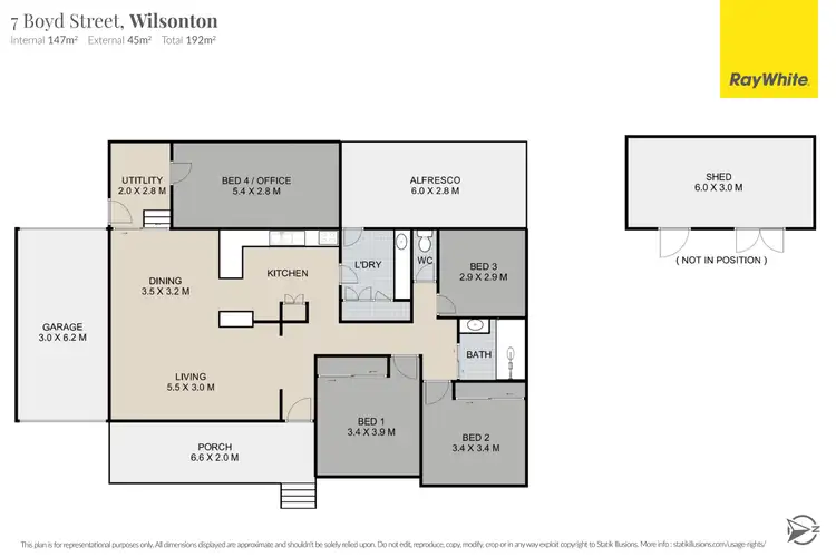 Floorplan of Homely house listing, 7 Boyd Street, Wilsonton QLD 4350