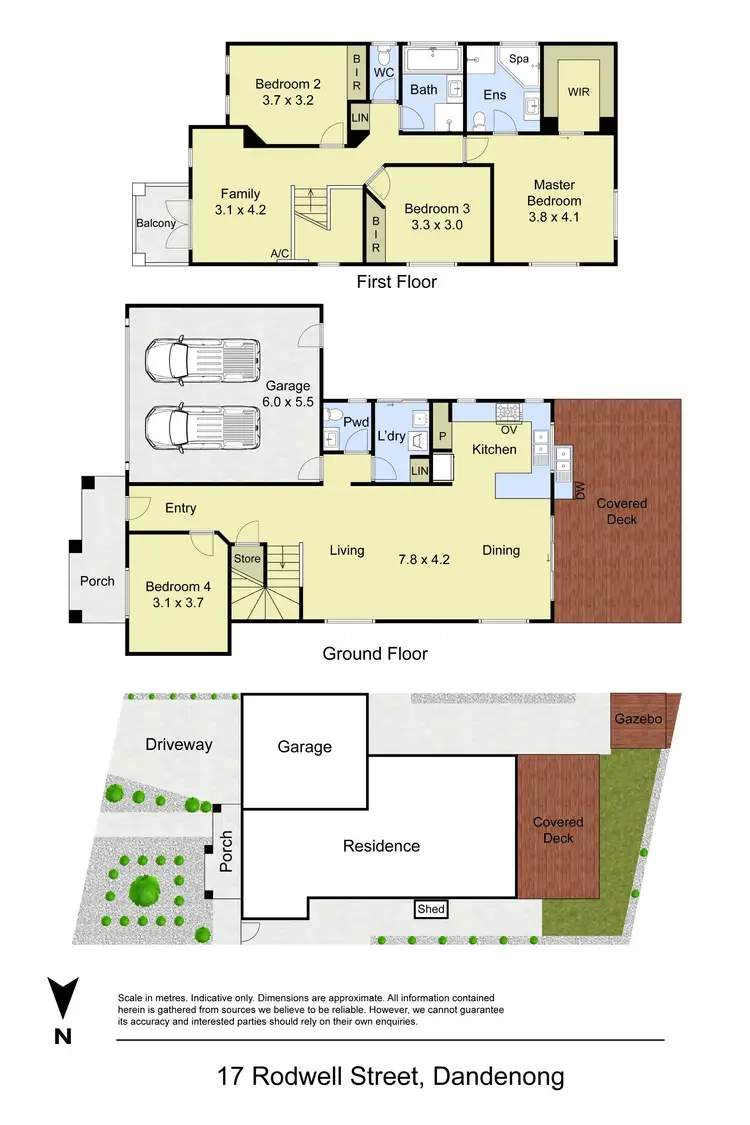 Floorplan of Homely house listing, 17 Rodwell Street, Dandenong VIC 3175