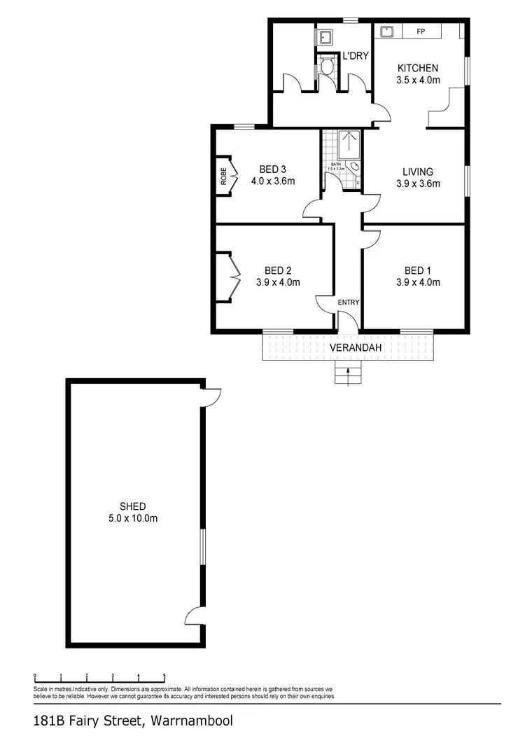 Floorplan of Homely other listing, 181B Fairy Street, Warrnambool VIC 3280