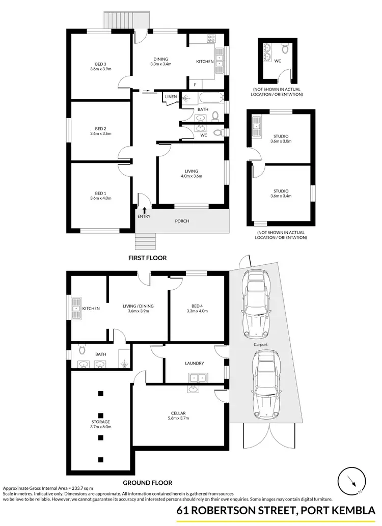 Floorplan of Homely house listing, 61 Robertson Street, Port Kembla NSW 2505