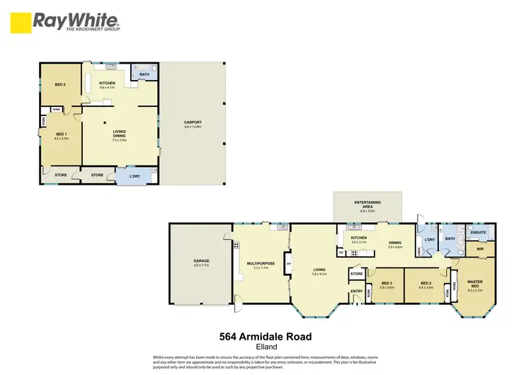Floorplan of Homely rural property listing, 564 Armidale Road, Elland NSW 2460