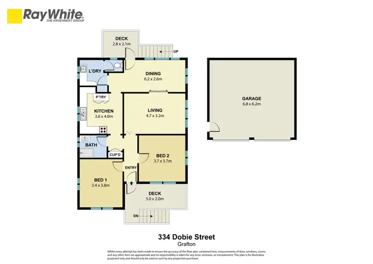 Floorplan of Homely house listing, 334 Dobie Street, Grafton NSW 2460