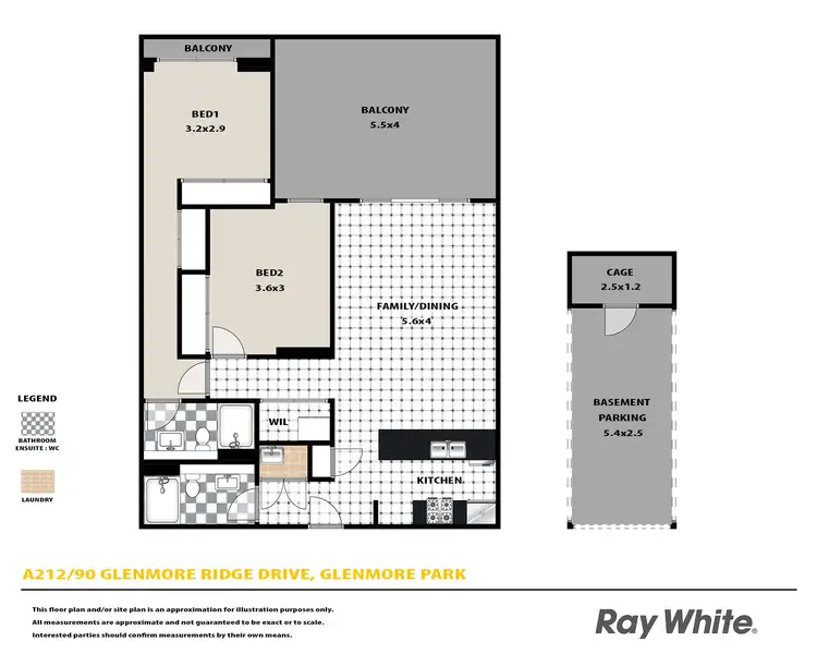 Floorplan of Homely apartment listing, A212/90 Glenmore Ridge Drive, Glenmore Park NSW 2745