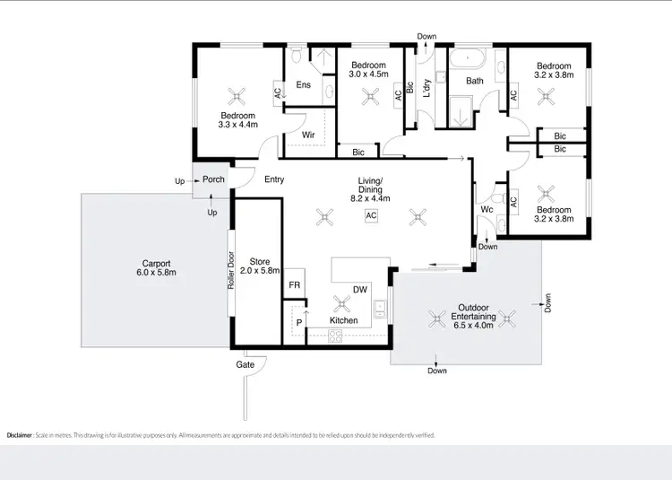 Floorplan of Homely house listing, 56 Tanami Drive, Bilingurr WA 6725