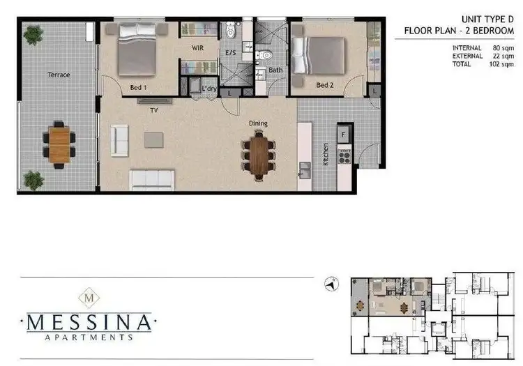 Floorplan of Homely unit listing, 204/25 Walsh Street, Milton QLD 4064
