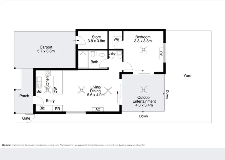 Floorplan of Homely unit listing, 4/13 Bandicoot Loop, Djugun WA 6725