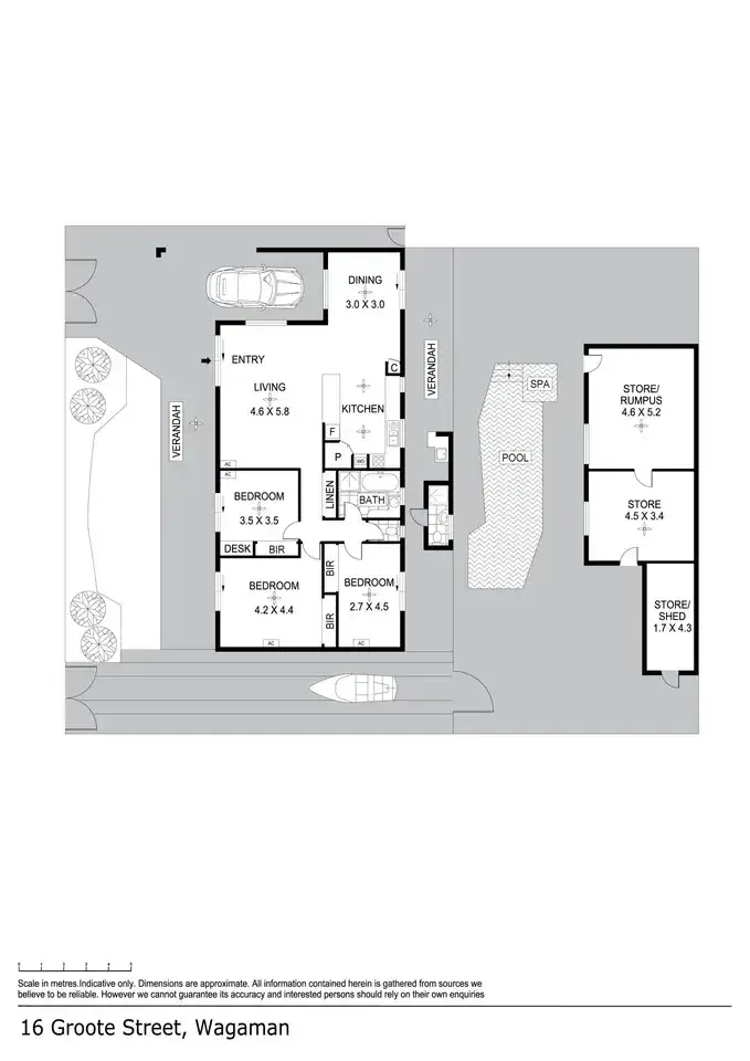Floorplan of Homely house listing, 16 Groote Street, Wagaman NT 810