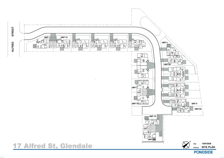 Floorplan of Homely townhouse listing, 1/17 Alfred Street, Glendale NSW 2285