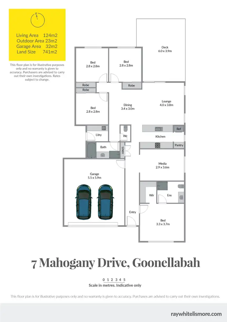 Floorplan of Homely house listing, 7 Mahogany Parade, Goonellabah NSW 2480