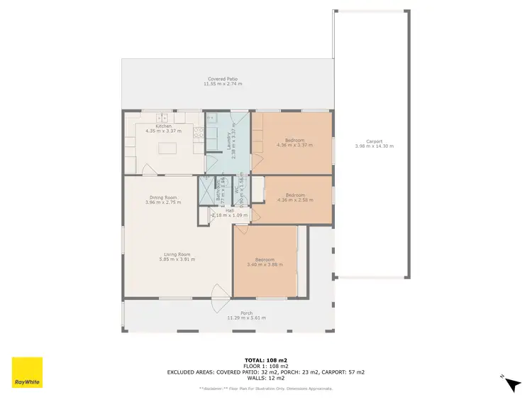 Floorplan of Homely house listing, 55 Sir Arthur Fadden Parade, Ingham QLD 4850