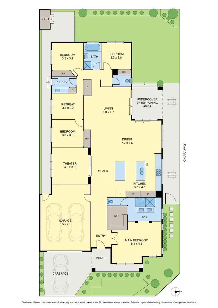Floorplan of Homely house listing, 57 Horizon Boulevard, Greenvale VIC 3059