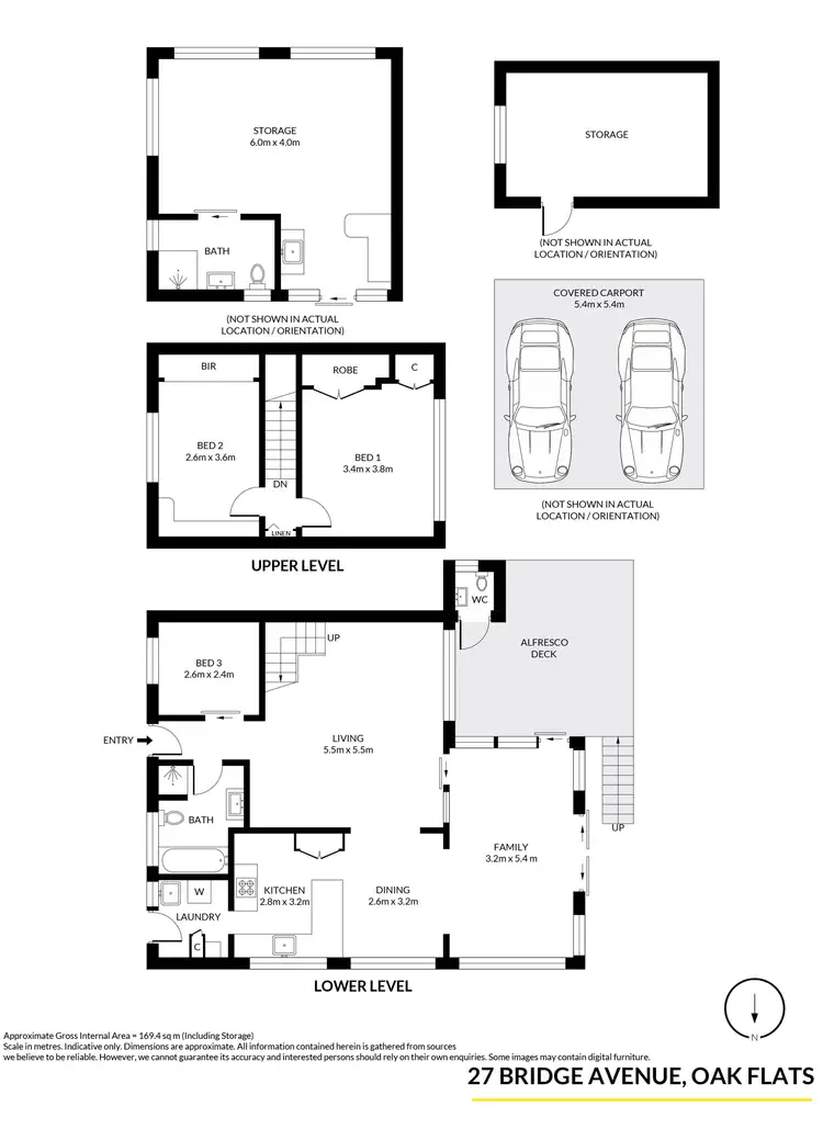 Floorplan of Homely house listing, 27 Bridge Avenue, Oak Flats NSW 2529