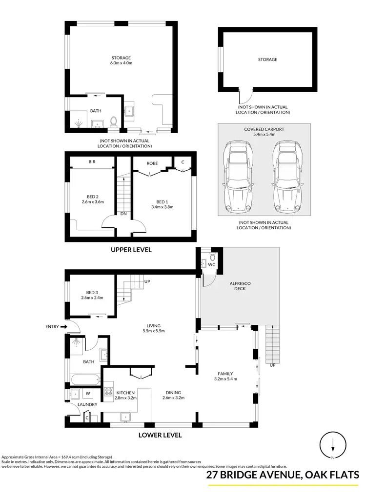 Floorplan of Homely house listing, 27 Bridge Avenue, Oak Flats NSW 2529