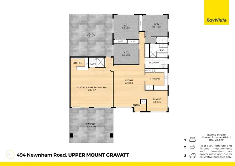 Floorplan of Homely house listing, 494 Newnham Road, Upper Mount Gravatt QLD 4122