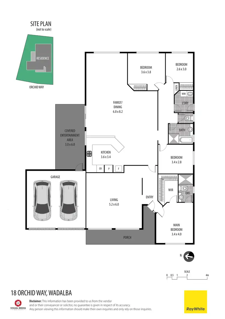 Floorplan of Homely house listing, 18 Orchid Way, Wadalba NSW 2259