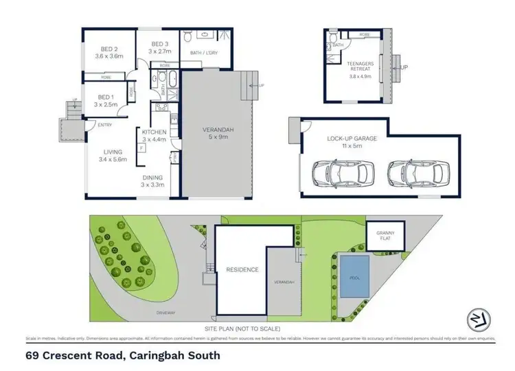 Floorplan of Homely house listing, 69 Crescent Road, Caringbah South NSW 2229