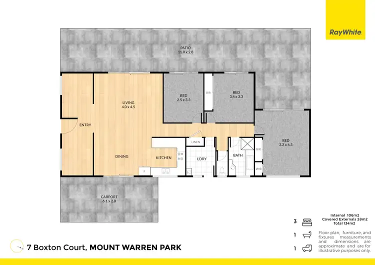 Floorplan of Homely house listing, 7 Boxton Court, Mount Warren Park QLD 4207