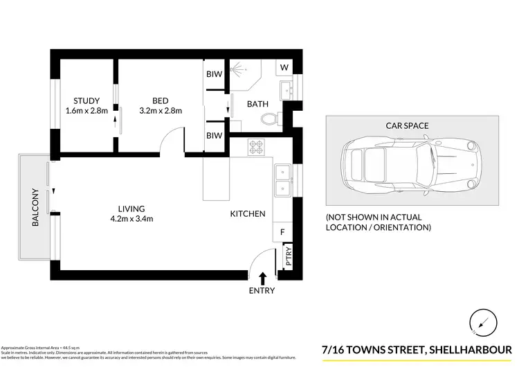 Floorplan of Homely house listing, 7/16 Towns Street, Shellharbour NSW 2529