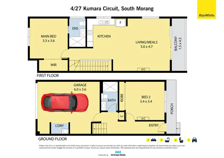 Floorplan of Homely townhouse listing, 4/27 Kumara Circuit, South Morang VIC 3752