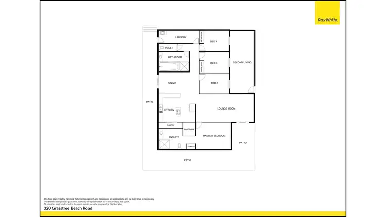 Floorplan of Homely house listing, 320 Grasstree Beach Road, Grasstree Beach QLD 4740