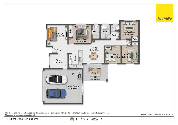 Floorplan of Homely house listing, 10 Siffleet Street, Bellbird Park QLD 4300