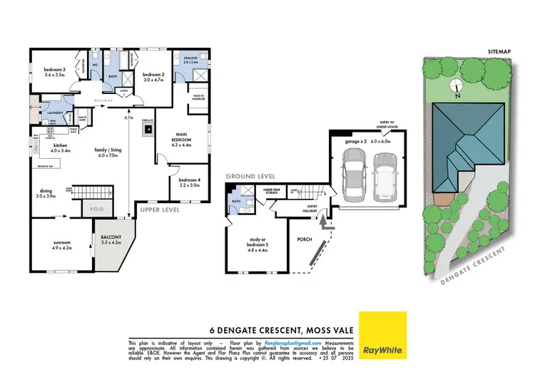 Floorplan of Homely house listing, 6 Dengate Crescent, Moss Vale NSW 2577