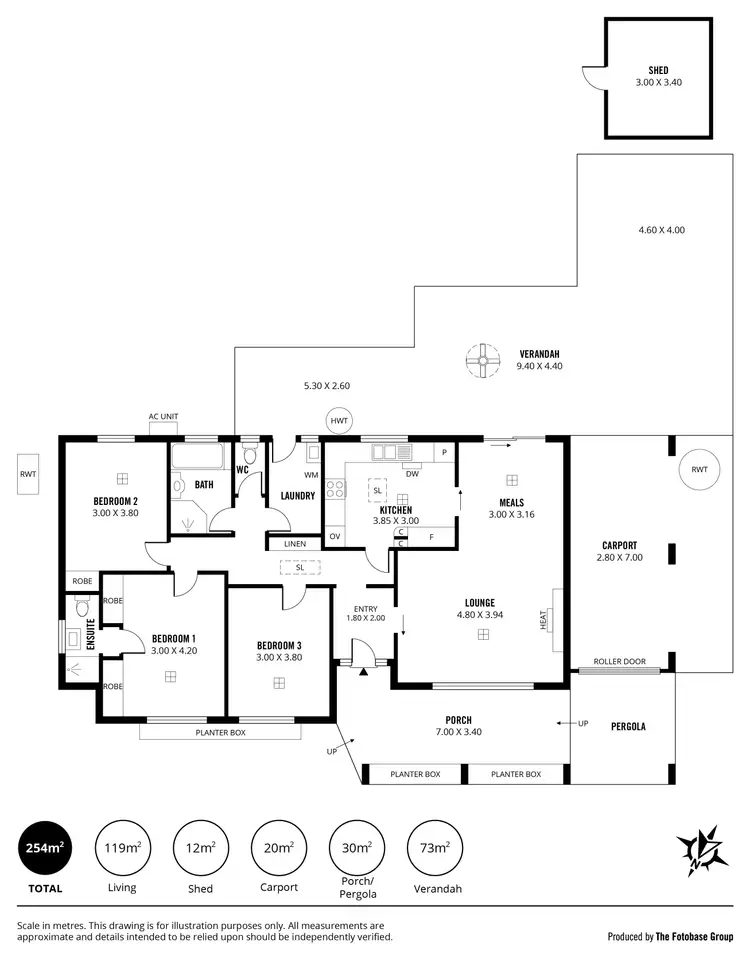 Floorplan of Homely house listing, 2 Shelley Avenue, Fulham Gardens SA 5024