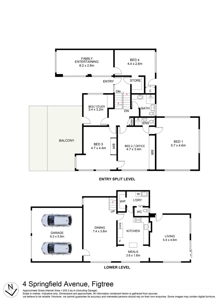 Floorplan of Homely house listing, 4 Springfield Avenue, Figtree NSW 2525