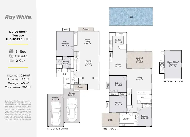 Floorplan of Homely house listing, 120 Dornoch Terrace, Highgate Hill QLD 4101