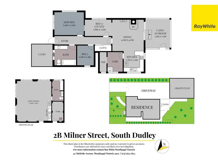 Floorplan of Homely house listing, 2B Milner Street, South Dudley VIC 3995