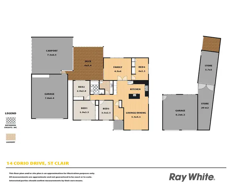 Floorplan of Homely house listing, 14 Corio Drive, St Clair NSW 2759