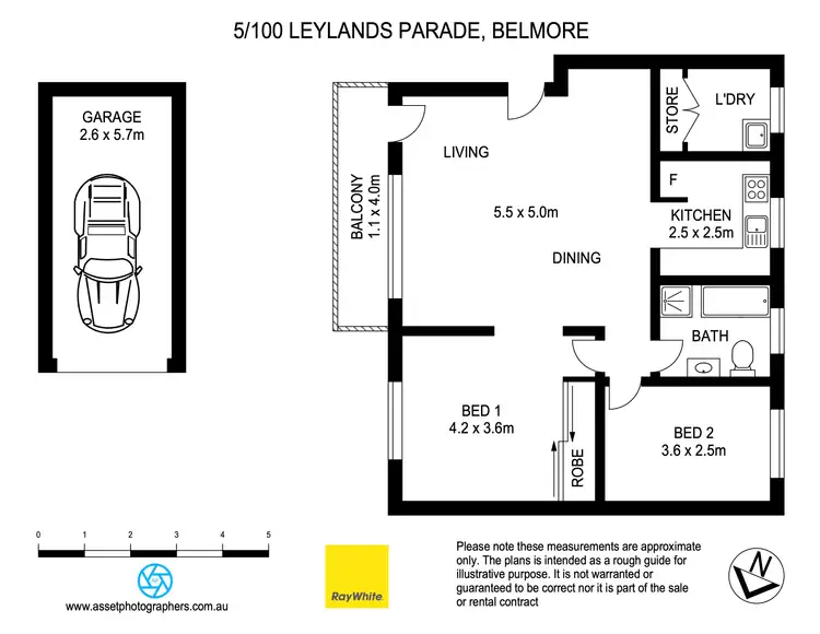Floorplan of Homely apartment listing, 5/100 Leylands Parade, Belmore NSW 2192