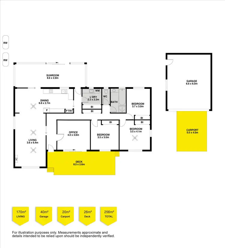 Floorplan of Homely house listing, 7 Anderson Grove, Mccracken SA 5211