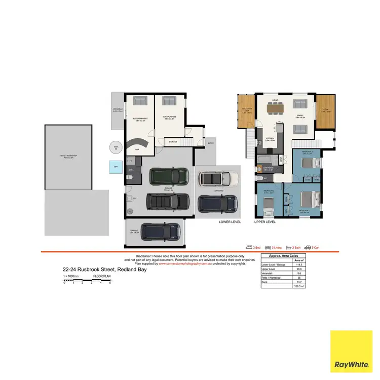 Floorplan of Homely house listing, 22-24 Rusbrook Street, Redland Bay QLD 4165