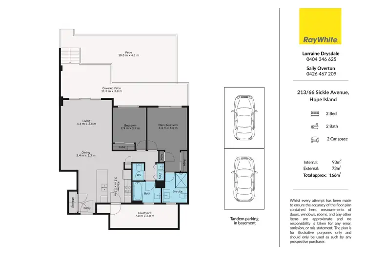 Floorplan of Homely unit listing, 213/64 Sickle Avenue, Hope Island QLD 4212