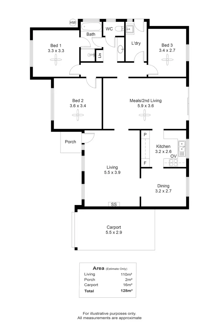 Floorplan of Homely house listing, 11 Estella Street, Osborne SA 5017