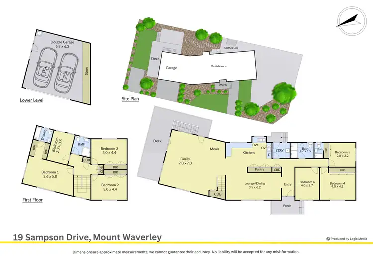 Floorplan of Homely house listing, 19 Sampson Drive, Mount Waverley VIC 3149