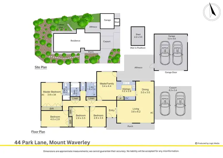 Floorplan of Homely house listing, 44 Park Lane, Mount Waverley VIC 3149