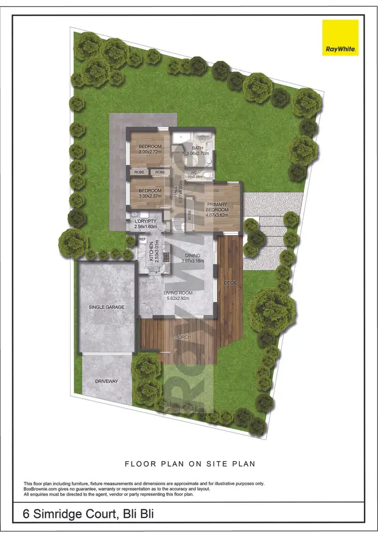 Floorplan of Homely house listing, 6 Simridge Court, Bli Bli QLD 4560