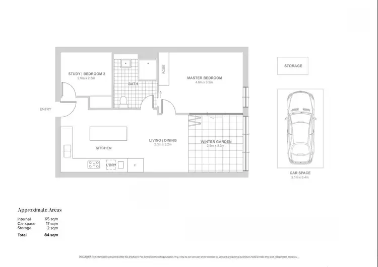 Floorplan of Homely apartment listing, 603/2 Wentworth Place, Wentworth Point NSW 2127