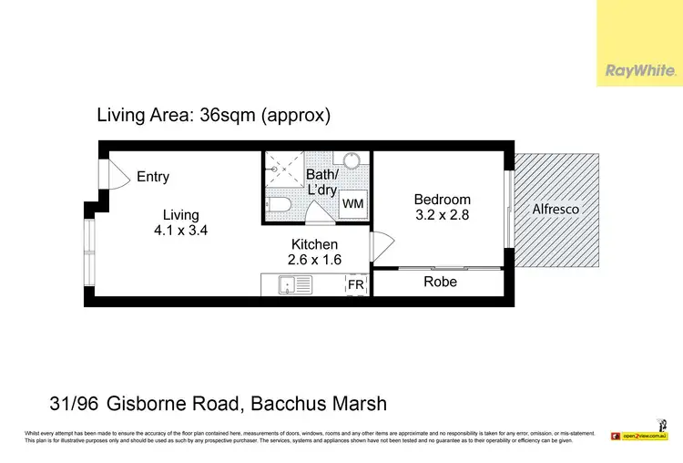 Floorplan of Homely house listing, 31/96 Gisborne Road, Bacchus Marsh VIC 3340