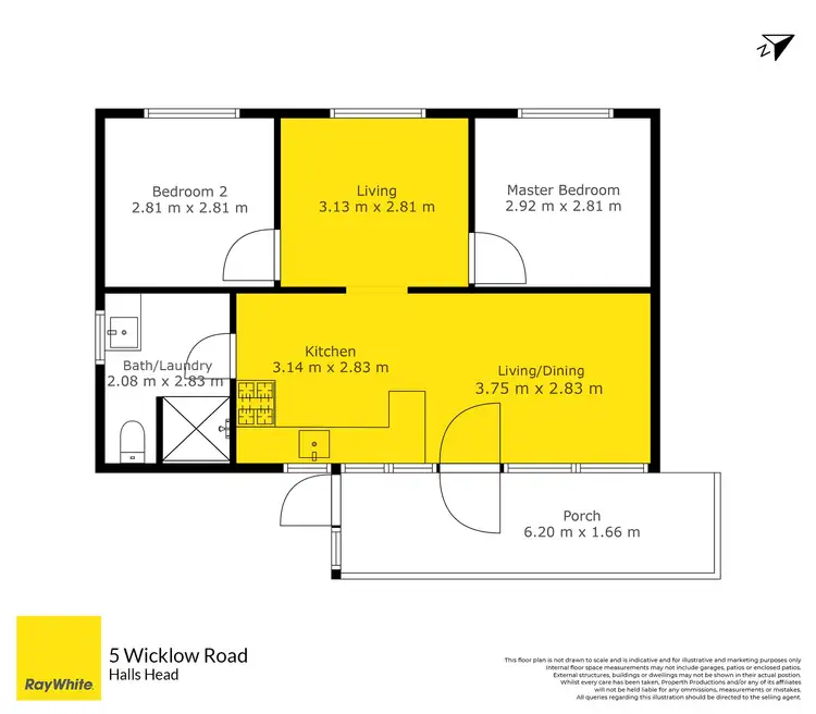 Floorplan of Homely house listing, 5 Wicklow Road, Halls Head WA 6210