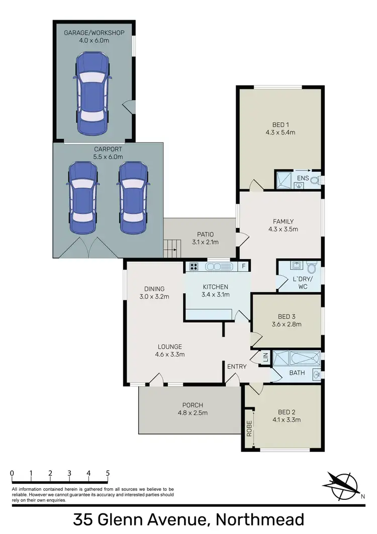 Floorplan of Homely house listing, 35 Glenn Avenue, Northmead NSW 2152