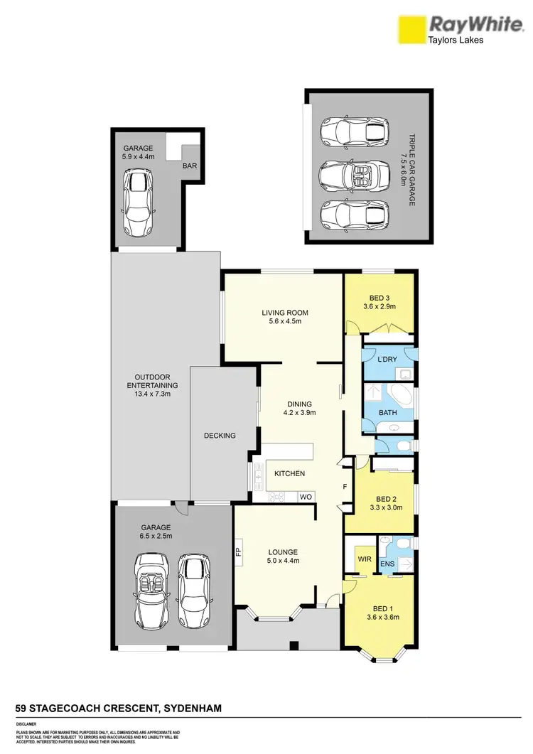 Floorplan of Homely house listing, 59 Stagecoach Crescent, Sydenham VIC 3037