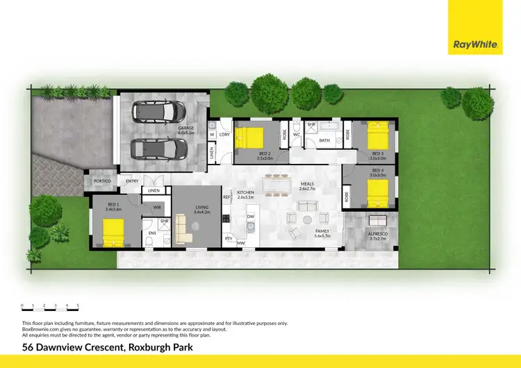 Floorplan of Homely house listing, 56 Dawnview Crescent, Roxburgh Park VIC 3064