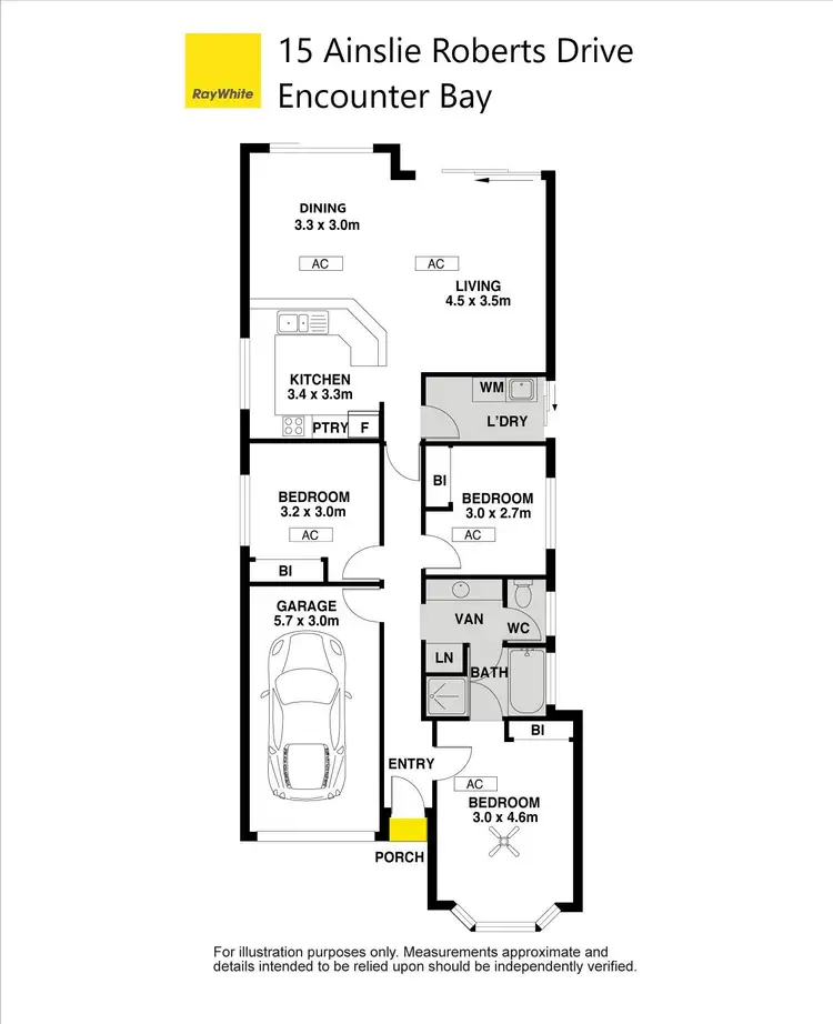Floorplan of Homely house listing, 15 Ainslie Roberts Drive, Encounter Bay SA 5211