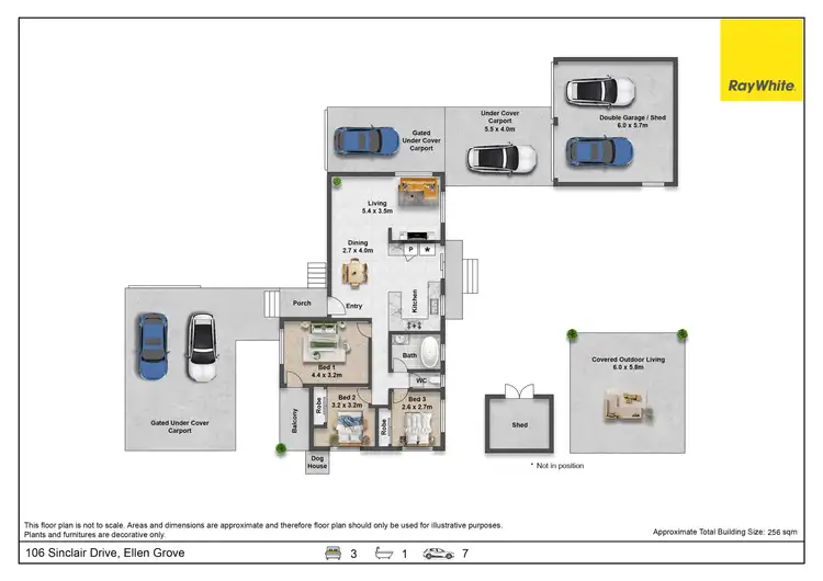 Floorplan of Homely house listing, 106 Sinclair Drive, Ellen Grove QLD 4078