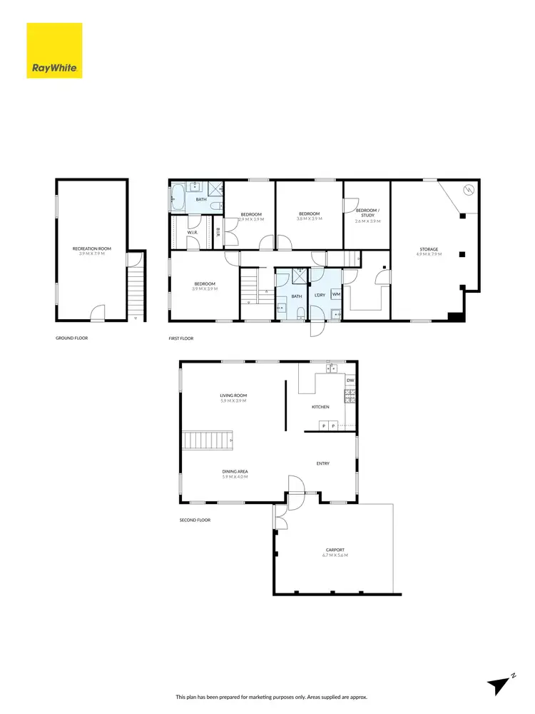 Floorplan of Homely house listing, 13 Cleve Road, Pascoe Vale South VIC 3044