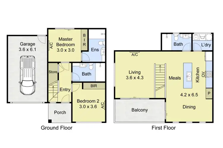 Floorplan of Homely townhouse listing, 5/40 Power Street, Dandenong VIC 3175
